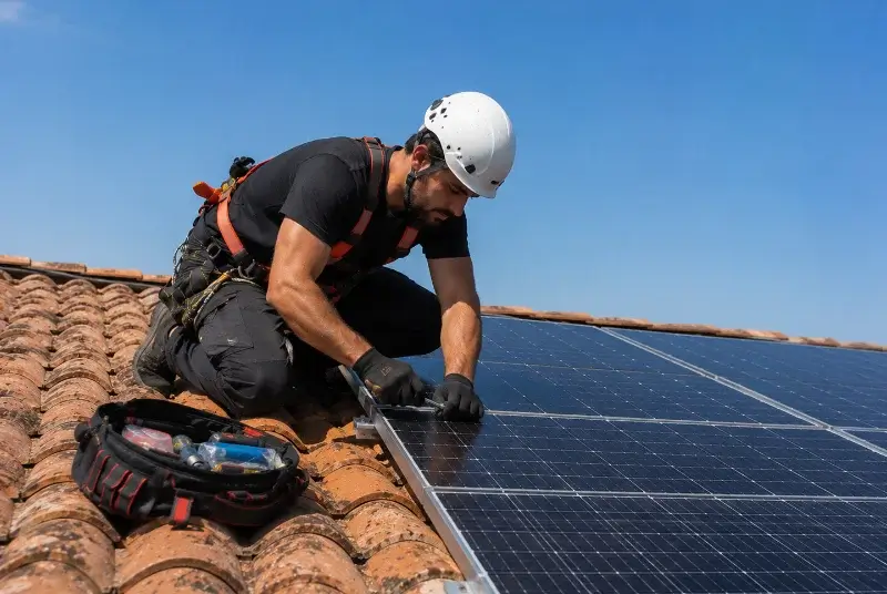 Maintenance et monitoring de panneaux solaires à Lagarde