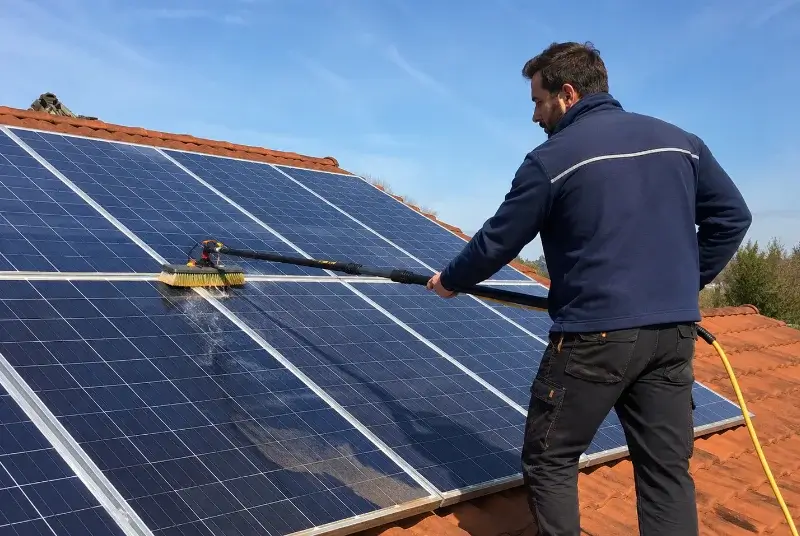 Nettoyage et entretien de panneaux solaires à Lagarde